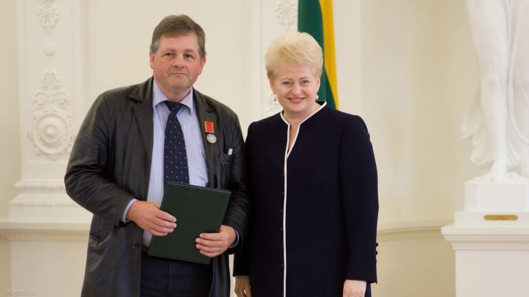 Respublikos prezidentė Dalia Grybauskaitė ir Bengt Nilsson
