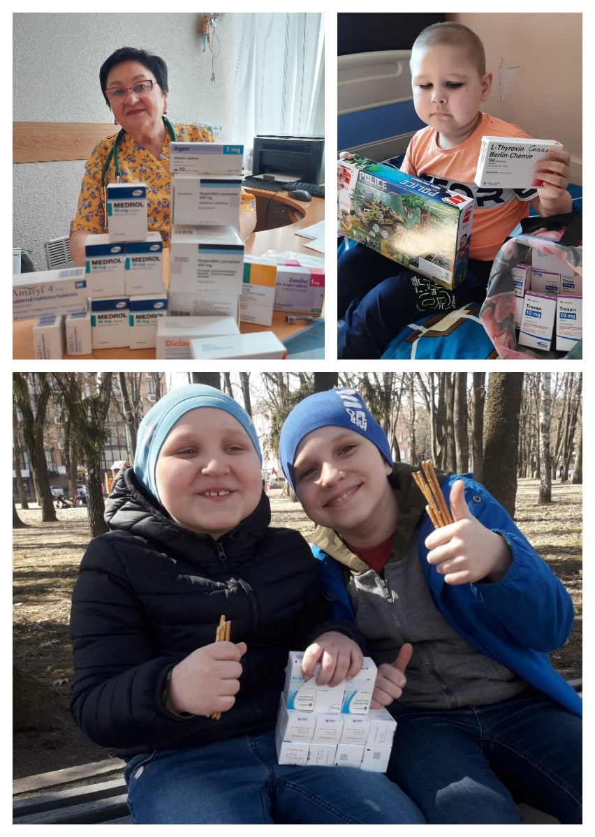 Parama Ukrainos vaikams, sergantiems onkologinėmis ligomis