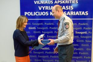 Vilniaus apskrities vyriausiojo policijos komisariato darbuotojų parama