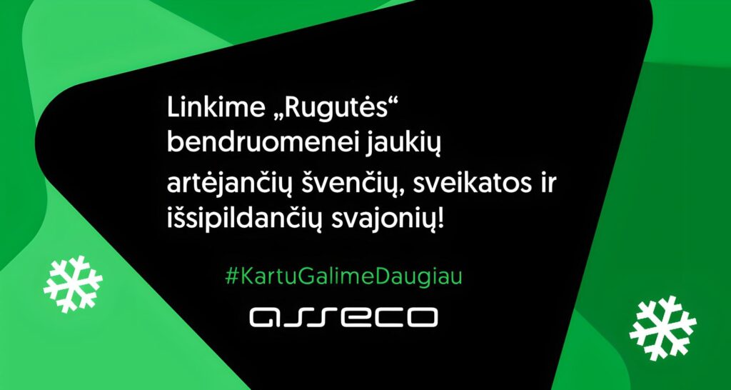 Dėkojame „Asseco Lietuva“ už ilgametę paramą