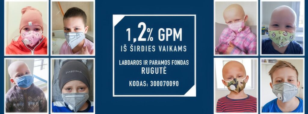 Skirkite 1,2 % nuo sumokėto GPM „Rugutei“