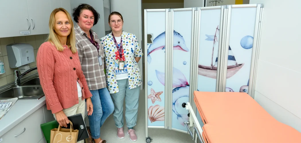 Širmos ir procedūrų kabinetuose
